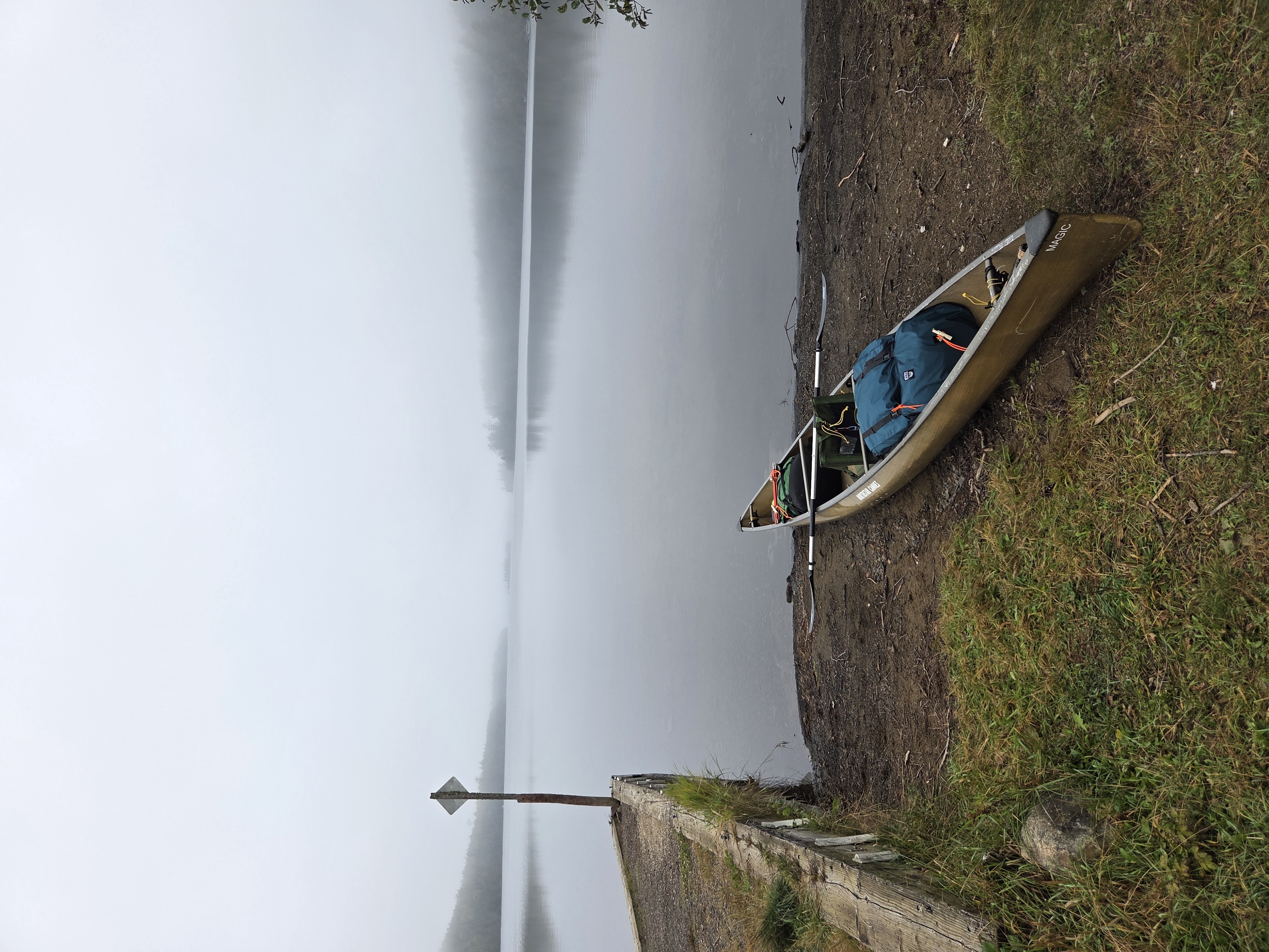 Heading in on Bearskin Lake