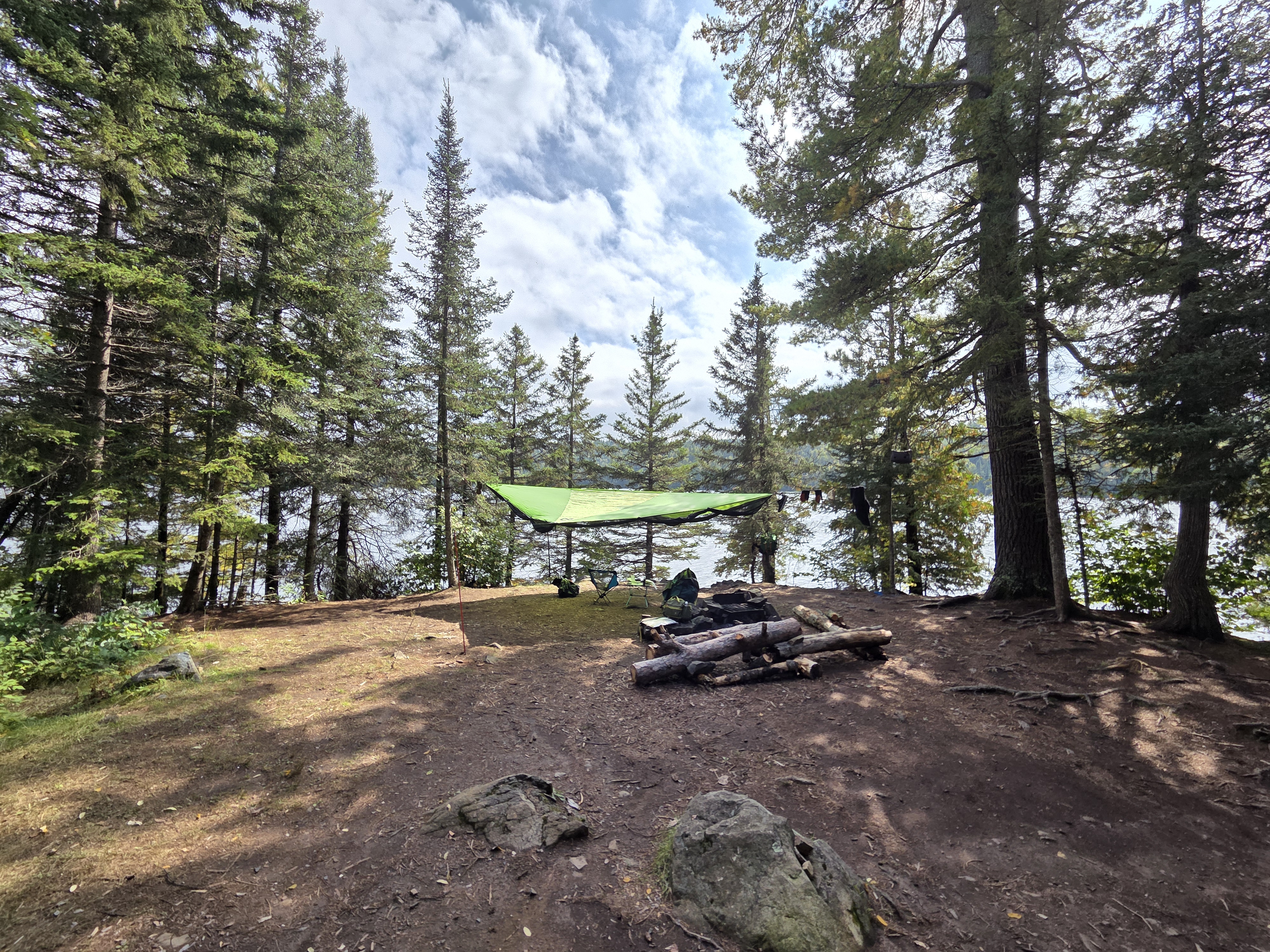 Campsite on Daniels Lake
