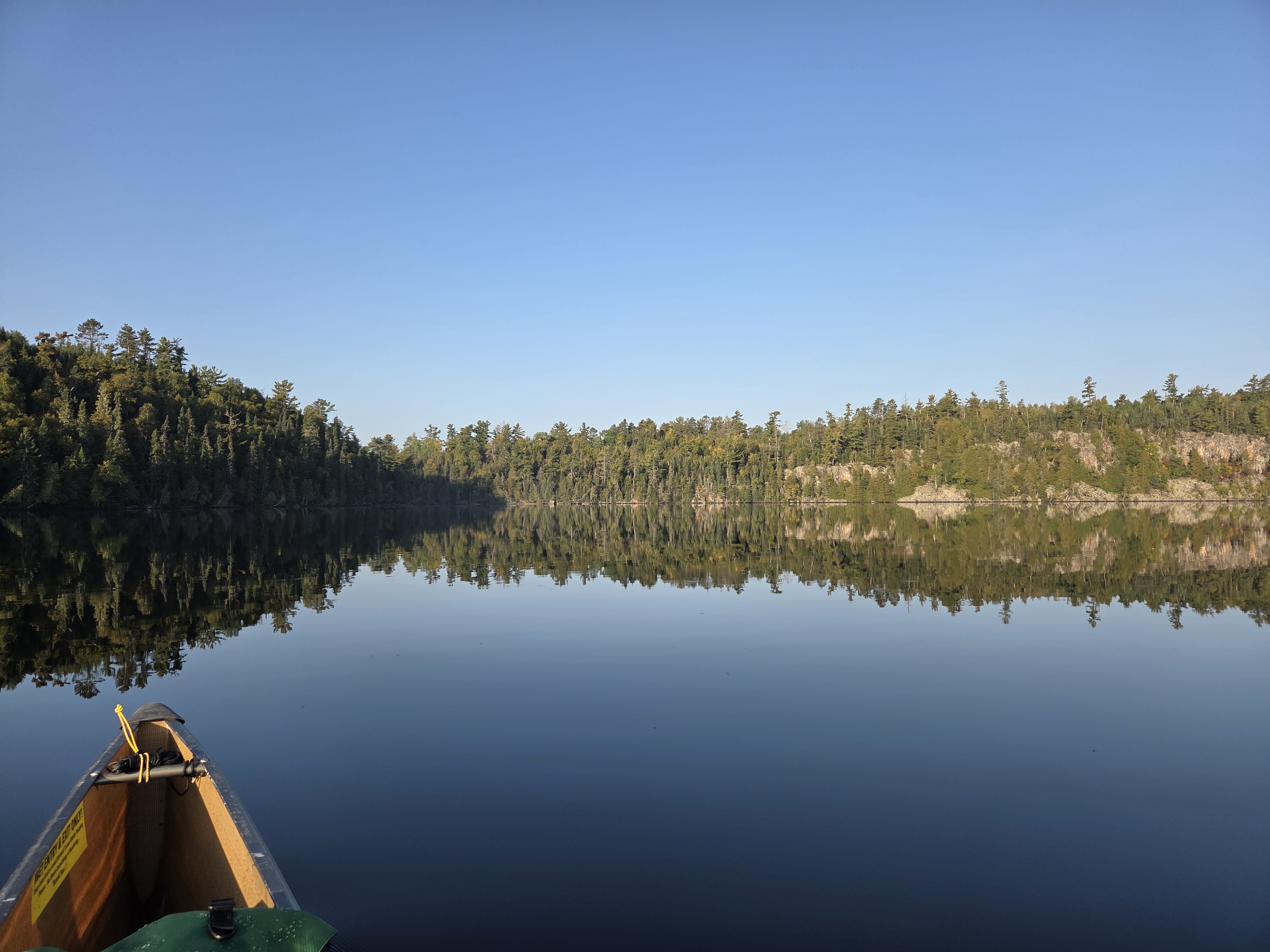On the water, Daniels Lake
