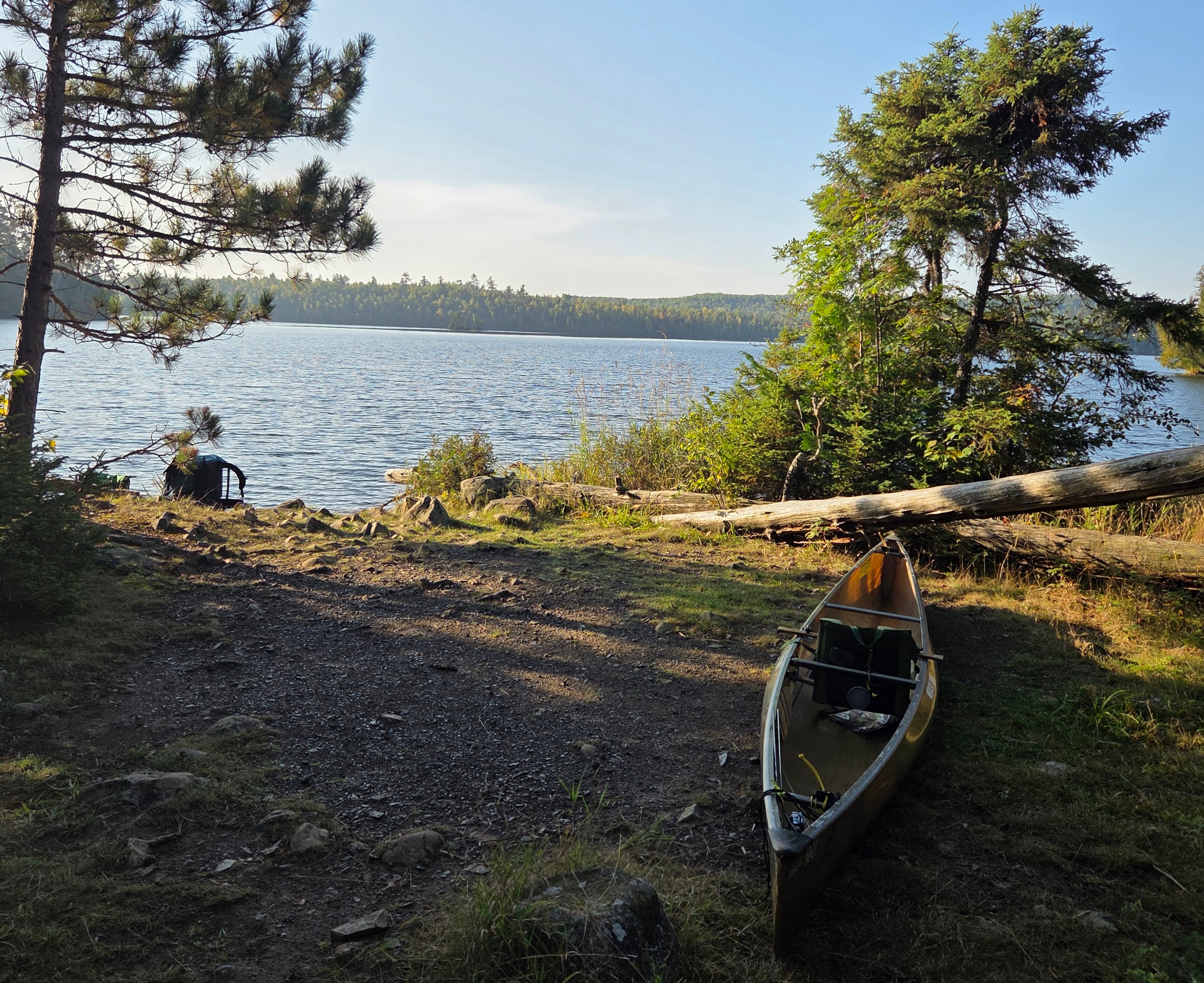 Heading out Daniels, back to Bearskin