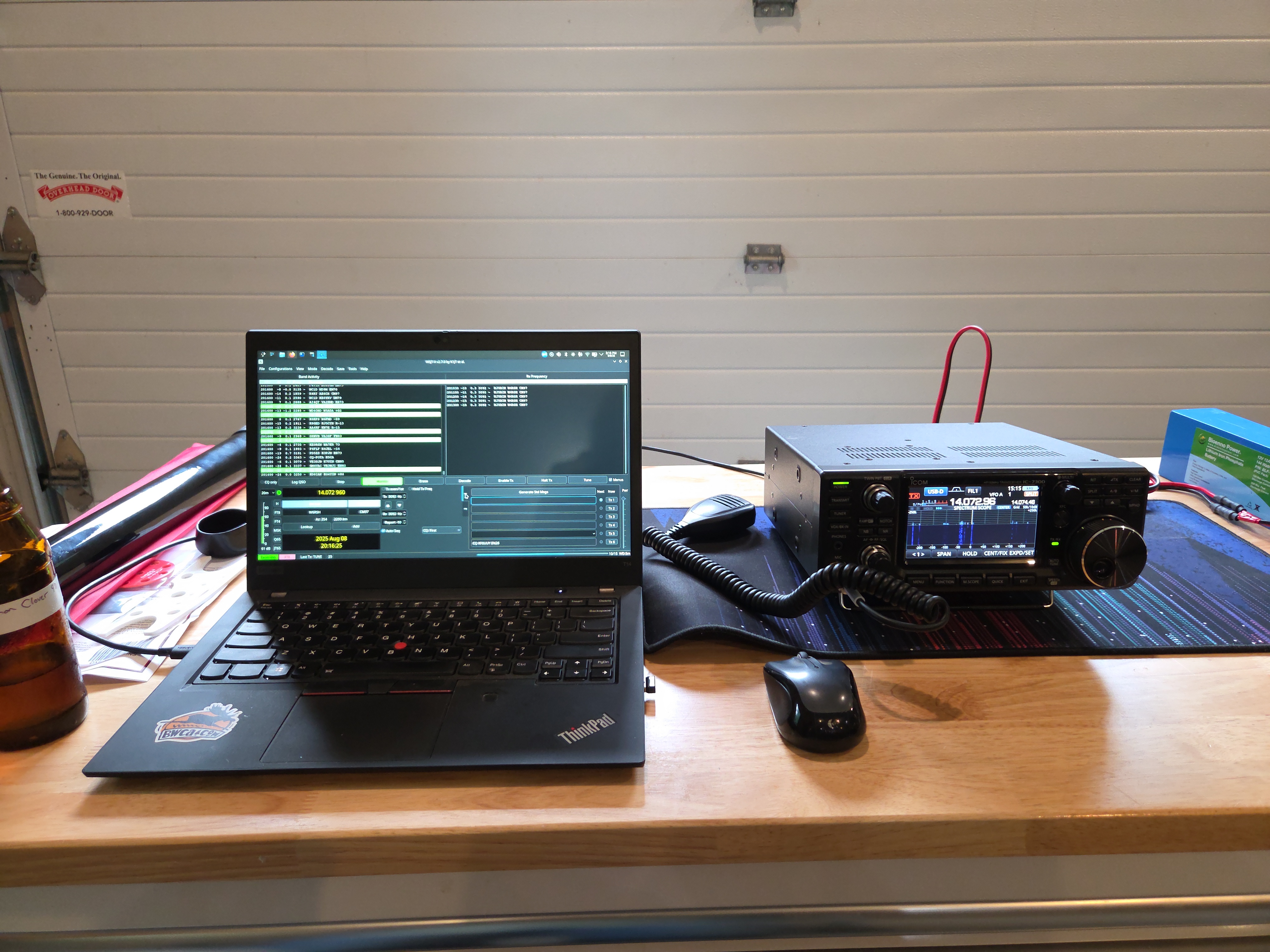 Playing radio after getting my general license